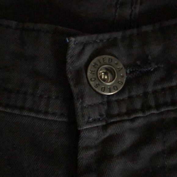 AG Adriano Goldschmied The MATCHBOX Slim Straight Black Denim Jeans Size 36 - Picture 11 of 13